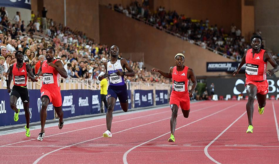 Charamba Clinches Third in Diamond League 200m Debut