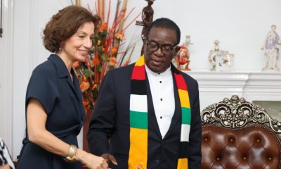 President Mnangagwa Meets UNESCO Director- General to Deepen Ties in Education and Culture