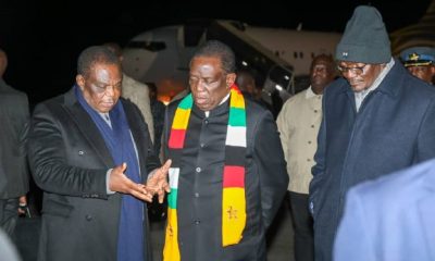 Mnangagwa Returns from Diplomatic Tour, Greeted by Top Officials in Early Morning Arrival