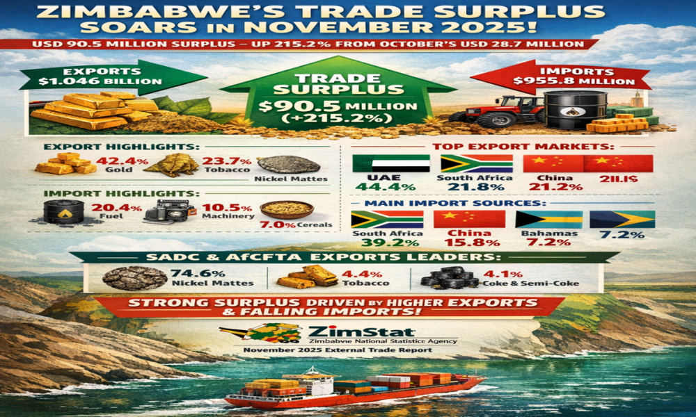 Zim Notches $90.5 Million Trade Surplus