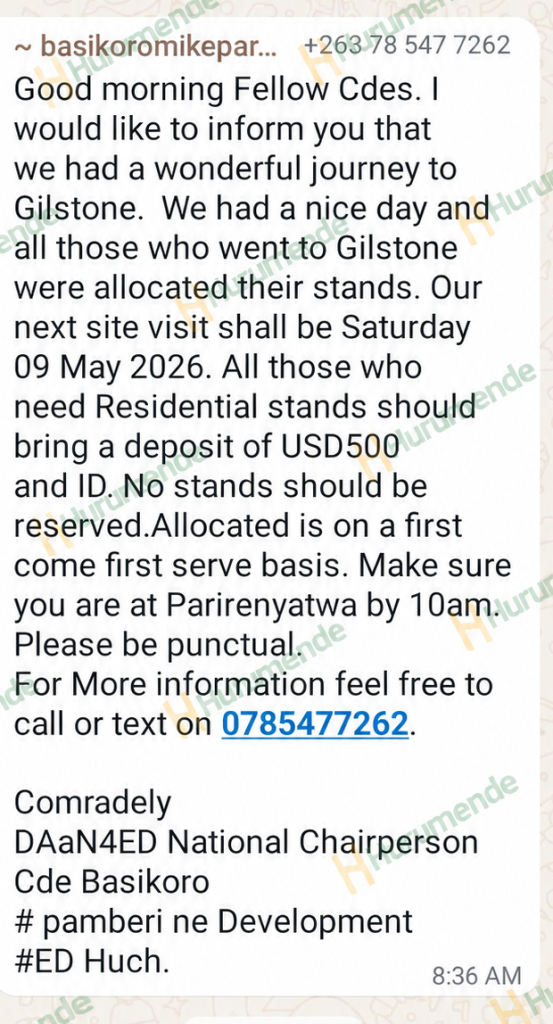 Fake Gilstone Housing Scheme Demands US$500