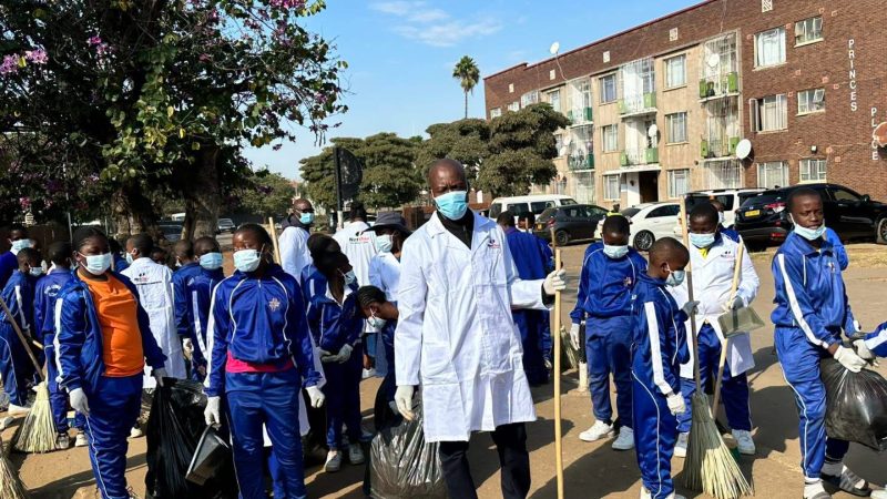 NetOne, David Livingstone School Unite for Clean-Up Campaign