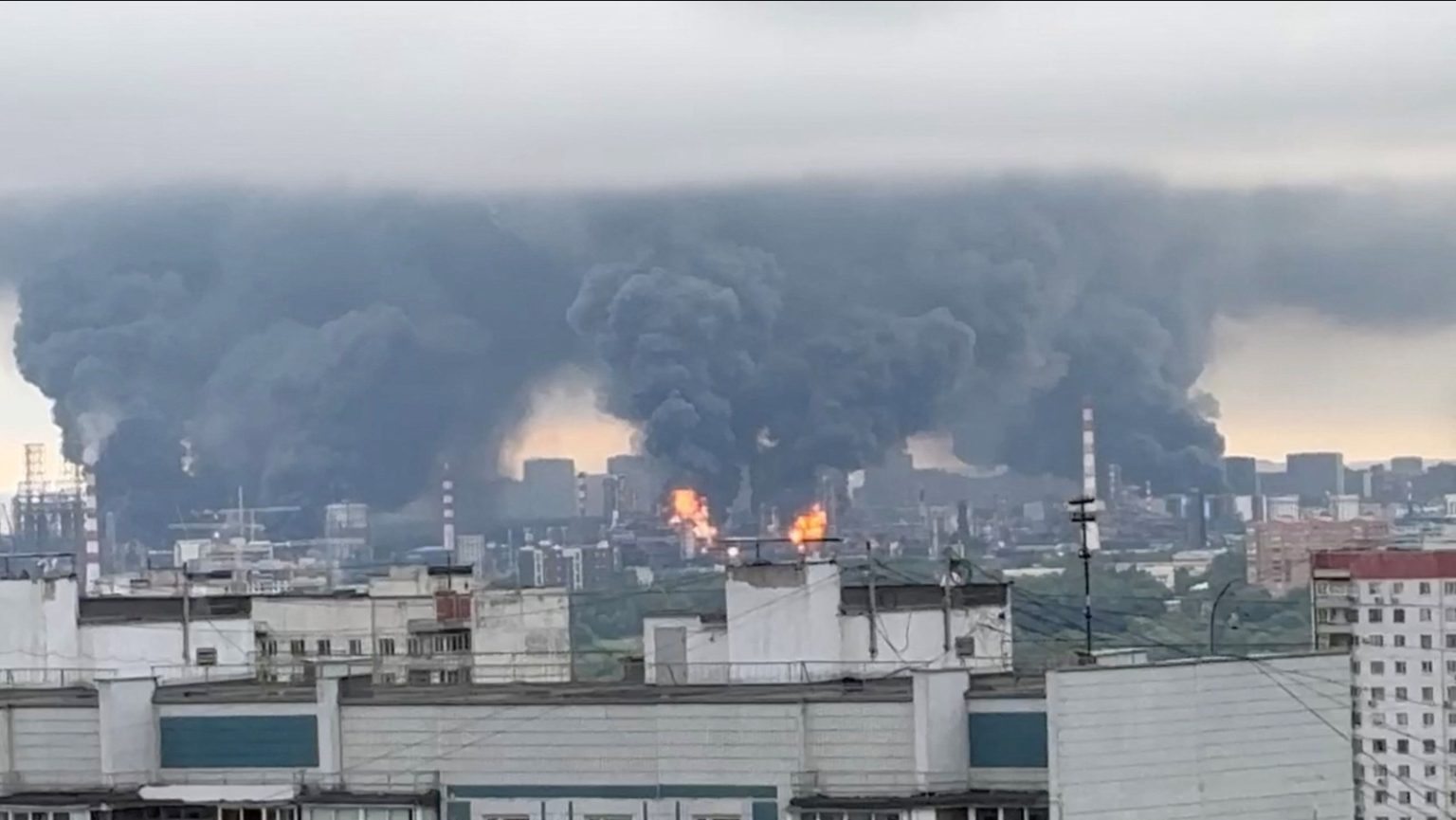 Ukraine Launches Biggest Attack On Moscow Since 2022 Invasion