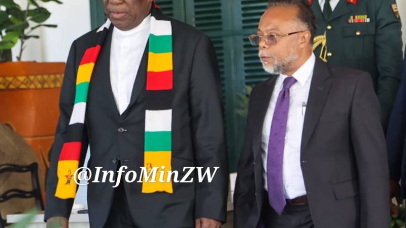 President Mnangagwa Accredits New Ambassadors