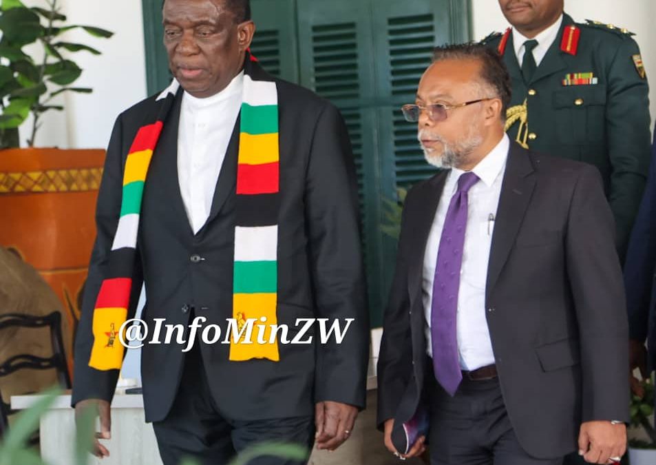 President Mnangagwa Accredits New Ambassadors