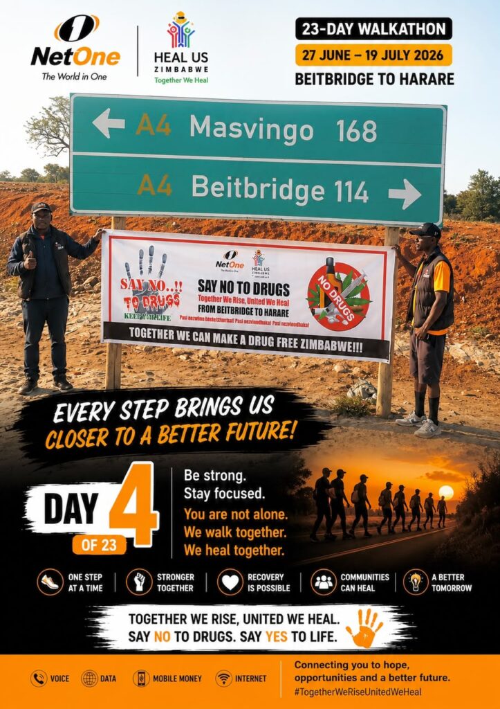 NETONE AND HEAL US ZIMBABWE TAKE ANTI-DRUG MESSAGE TO THE NATION