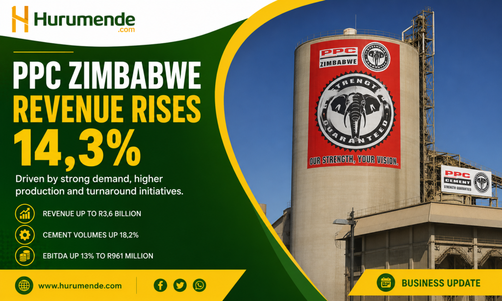 PPC Zimbabwe Revenue Jumps 14.3% as Turnaround Strategy Delivers Strong Growth