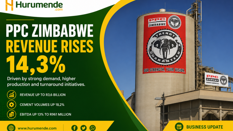 PPC Zimbabwe Revenue Jumps 14.3% as Turnaround Strategy Delivers Strong Growth
