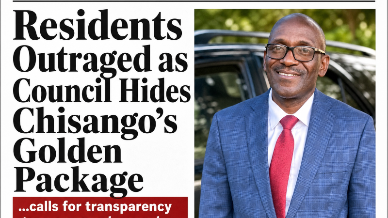 Residents Outraged as Council Hides Chisango’s Golden Package