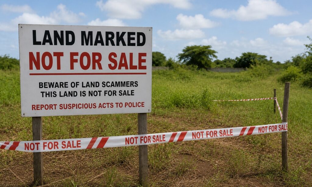Authorities have urged prospective buyers to verify ownership documents after suspected land barons allegedly swindled investors of more than US$151 000 in bogus stand deals.
