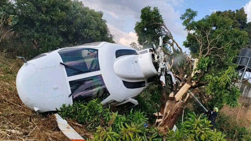 Zambia’s Vice President Mutale Nalumango Unharmed After Helicopter Crash-Lands in Nakonde