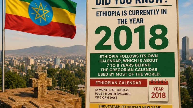 Did You Know? Ethiopia Is Still in the Year 2018