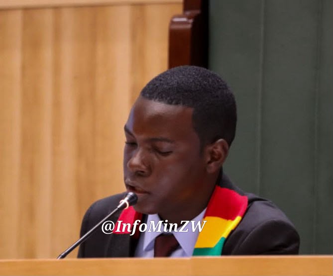 Junior President Calls for Clean Water, Better Schools and Action on Drug Abuse