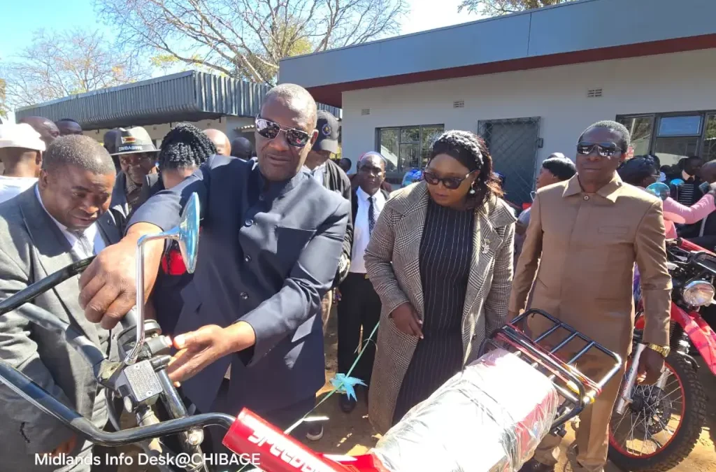 Minister Ncube Hands Over 43 Motorbikes to Boost Grassroots Governance