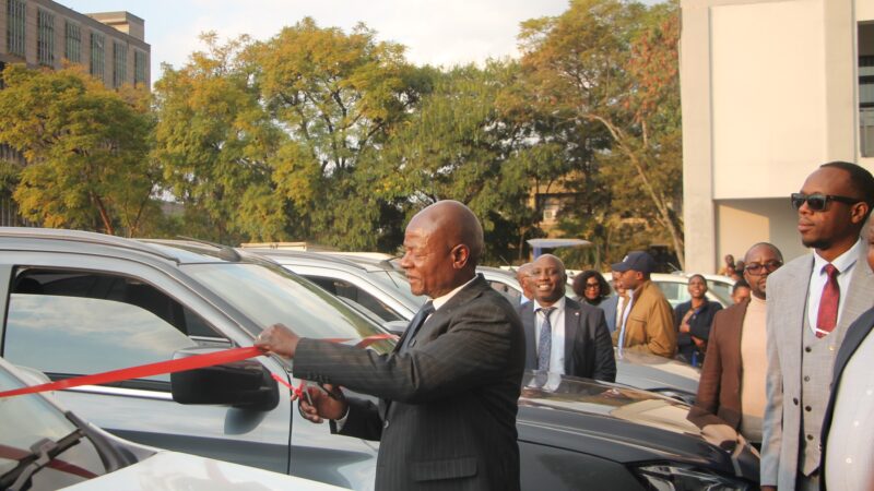 Minister Garwe Deploys New Fleet to Strengthen Project Monitoring and Service Delivery Nationwide