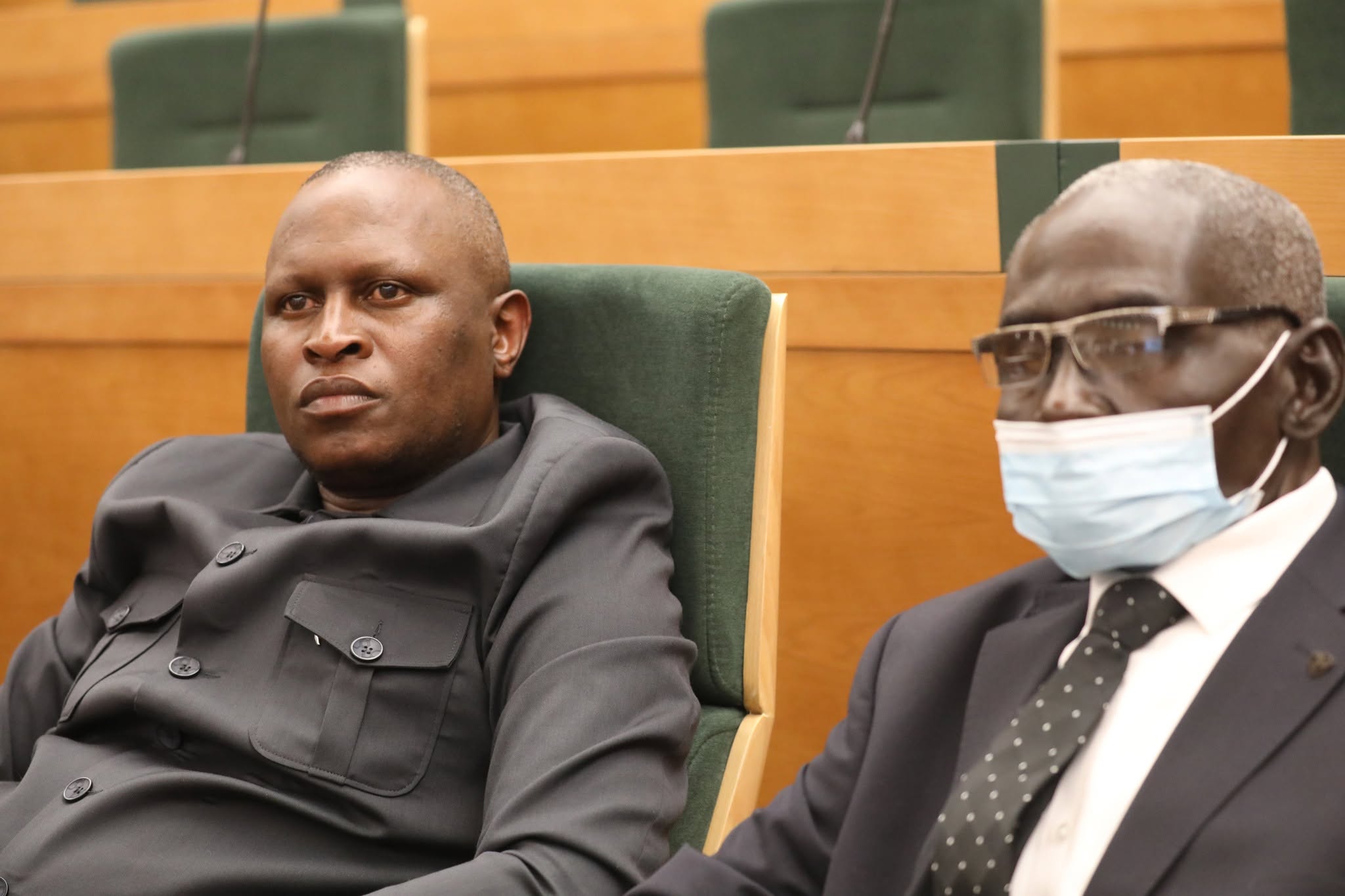 Deputy Minister of Health and Child Care Sleiman Timios Kwidini sits in the National Assembly during Wednesday’s Question-and-Answer session. **Picture: Parliament of Zimbabwe