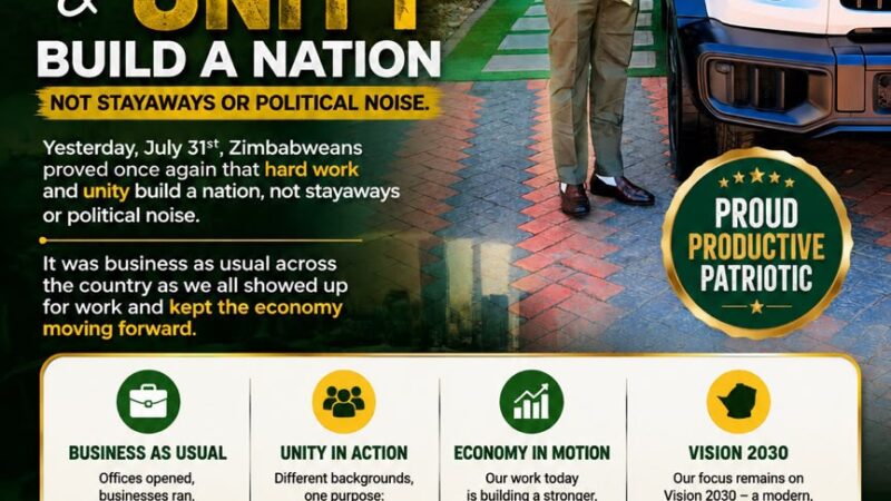 Dr. Paul Tungwarara Leads Call for Peace as Zimbabwe Chooses Stability