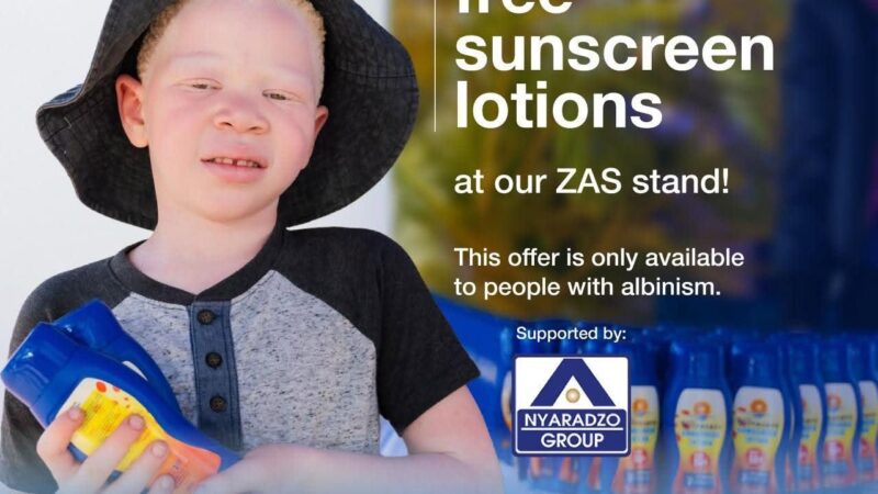 Zimplats Supports People with Albinism Through Sunscreen Drive at ZAS2026