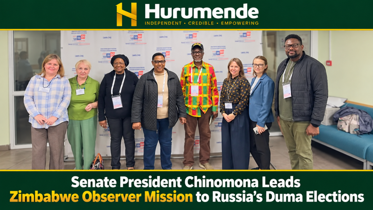 Senate President Chinomona Leads Zimbabwe Observer Mission to Russia’s Duma Elections