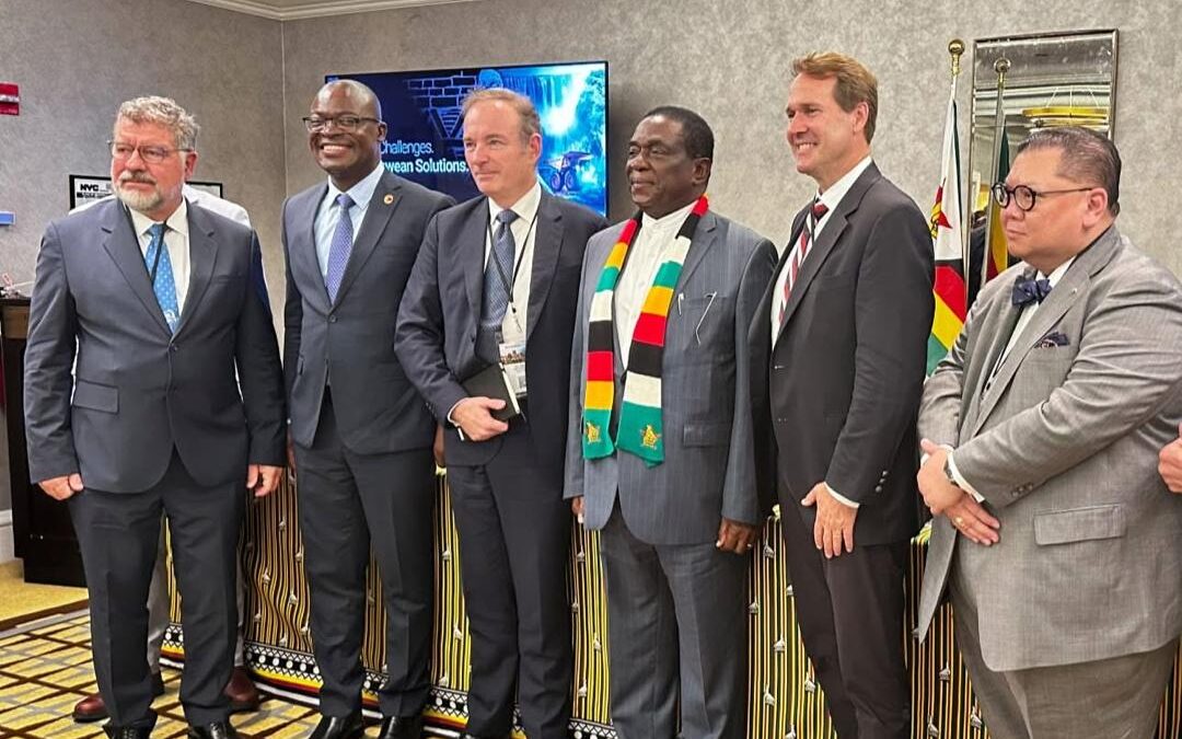 President Mnangagwa Markets Zimbabwe To American Investors