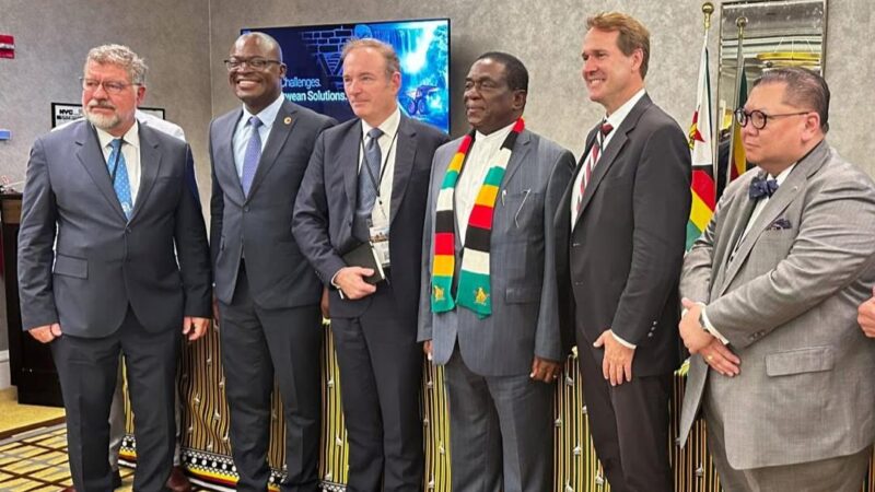 President Mnangagwa Markets Zimbabwe To American Investors