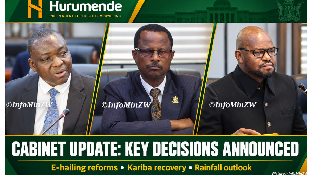 CABINET UPDATE: E-Hailing Operators Get Five-Month Reprieve| El Niño Threat Looms|Kariba Response Approved|Priority Projects Progress