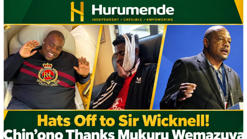 Hats Off to Sir Wicknell! Chin’ono Thanks Mukuru Wemazuva