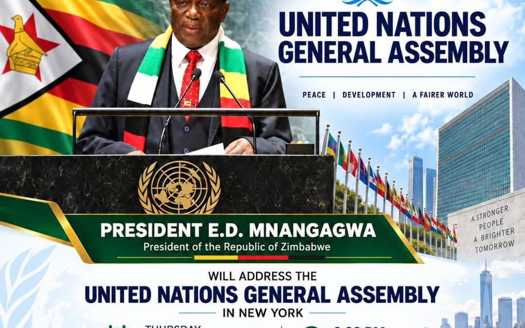 President Mnangagwa To Address UN General Assembly