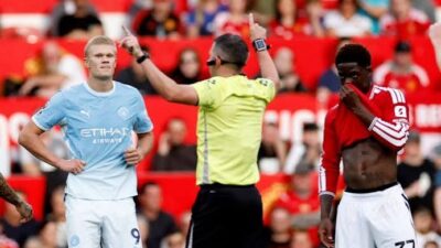 PGMOL Admits VAR Error Of Judgement Over Haaland Goal Against Man United