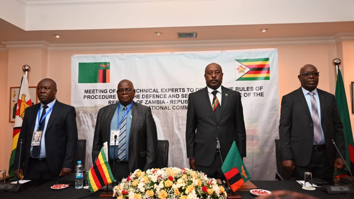 Zambia, Zimbabwe Defence Experts Meet Ahead Of 2027 Bi-National Commission