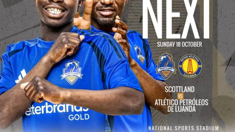 Scottland Set for Petro de Luanda Clash at National Sports Stadium